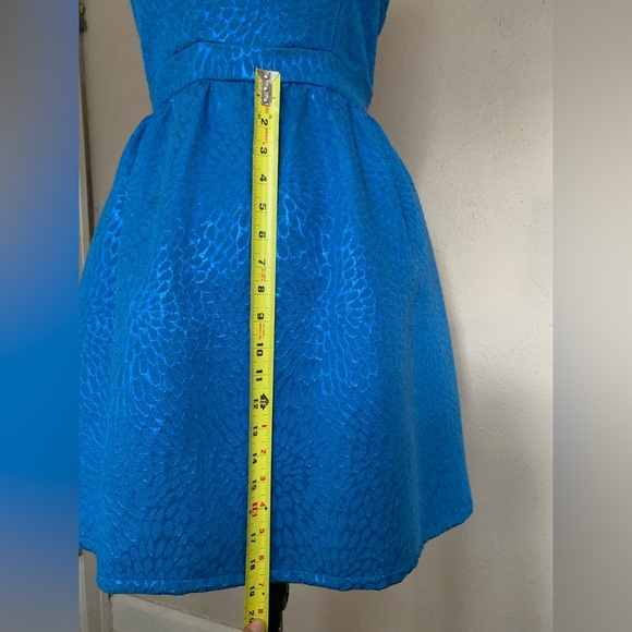 Charming Charlie Blue flared dress. Size S - Picture 4 of 7